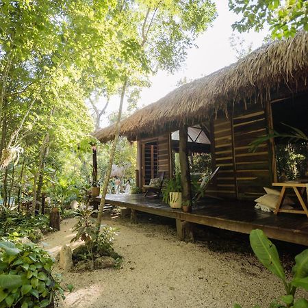 Gasthaus Madre Tierra Eco Habitat Puerto Morelos Exterior foto