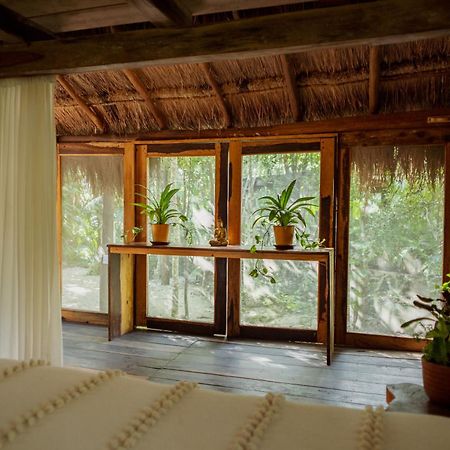 Gasthaus Madre Tierra Eco Habitat Puerto Morelos Exterior foto