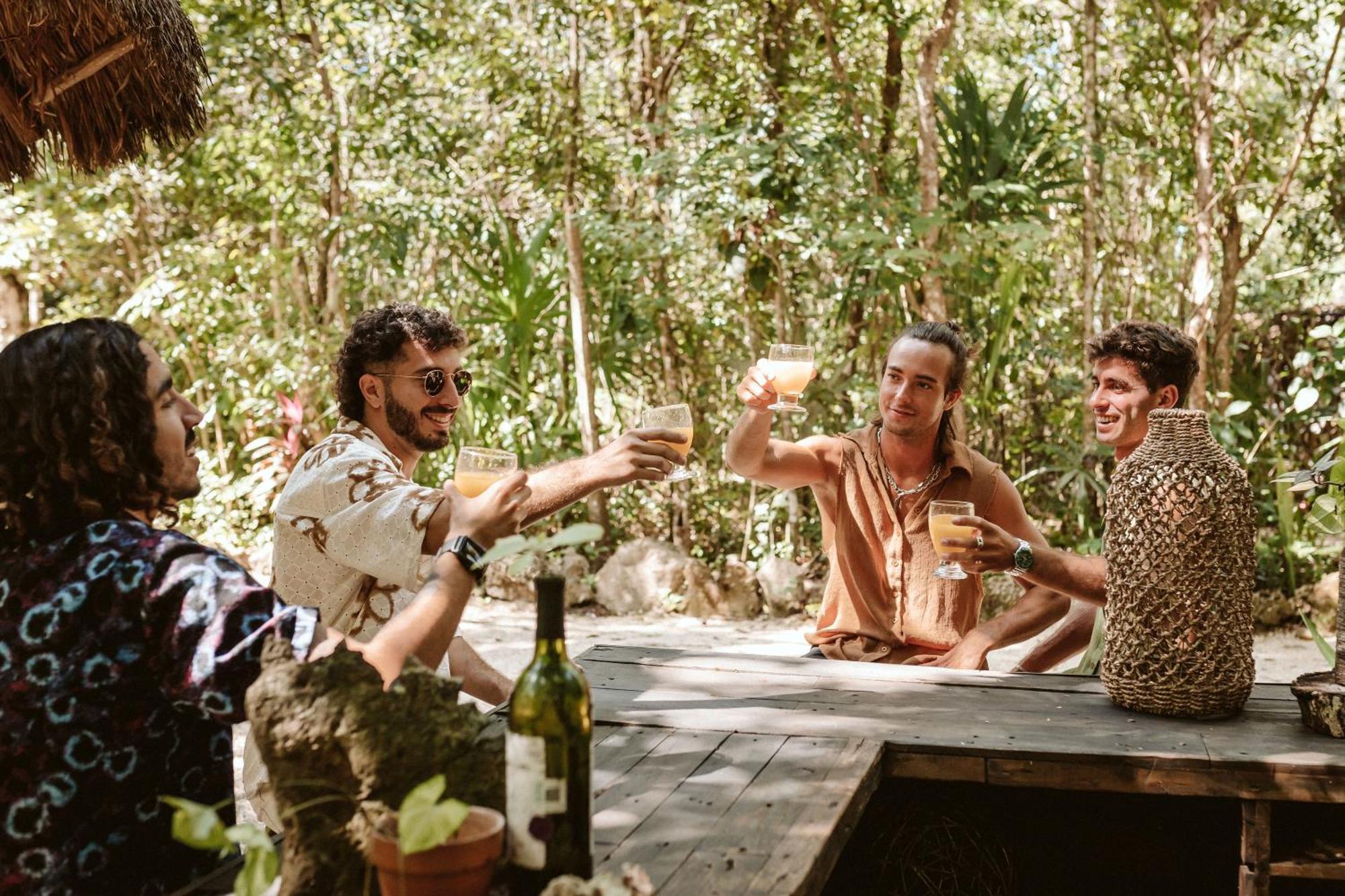 Gasthaus Madre Tierra Eco Habitat Puerto Morelos Exterior foto