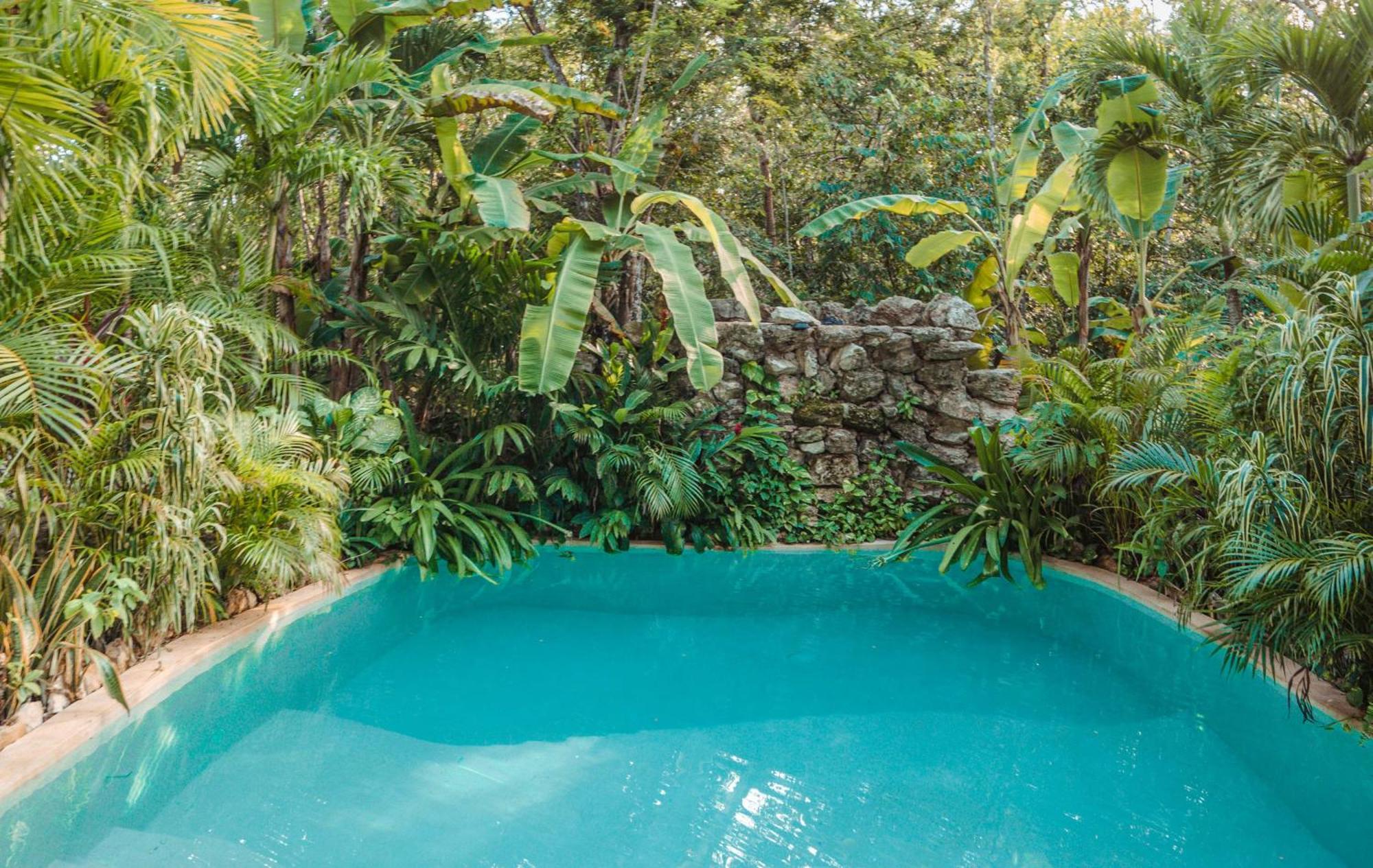 Gasthaus Madre Tierra Eco Habitat Puerto Morelos Exterior foto