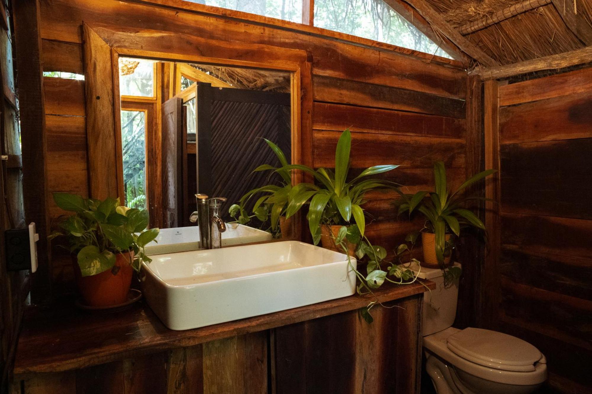 Gasthaus Madre Tierra Eco Habitat Puerto Morelos Exterior foto